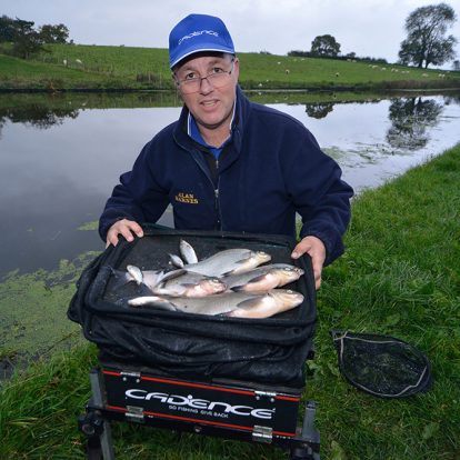 Alan put together this 8lb Lancaster Canal skimmer catch in three hours on a testing autumn day using the cadence CR10 No:1 10ft wand and the CS10 3000 reel.