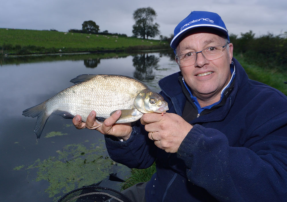 Another one bites the dust! Alan with another hard-fighting Lancaster Canal skimmer using the Cadence CR10 No:1 10ft Wand