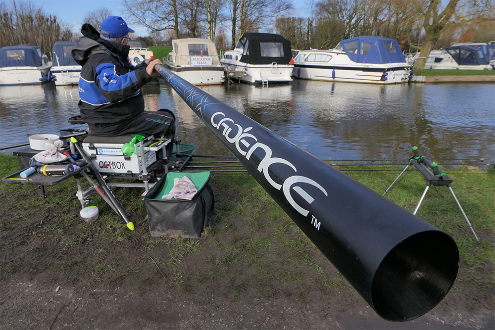 The Cadence CP2000 is a reliable, stiff and responsive piece of kit and is more than up to fishing in a testing sidewind.