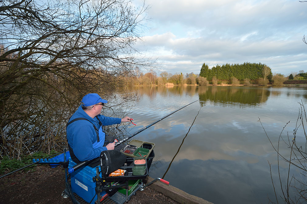 Pole Fishing at Woodland Waters