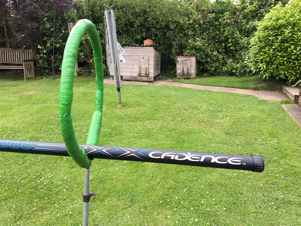 Simple Safety: Make a padded hoop using an old landing net head and pipe lagging