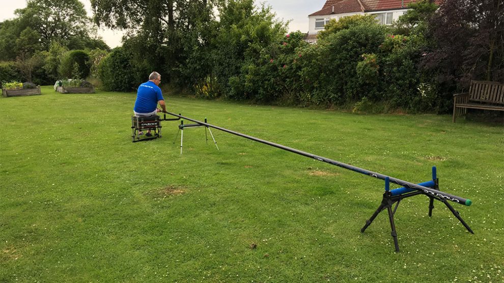 Roll With It: Alan demonstrates using two rollers.