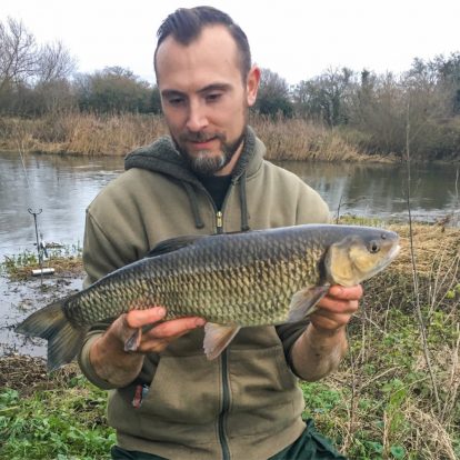 Fishing the river stour for chub