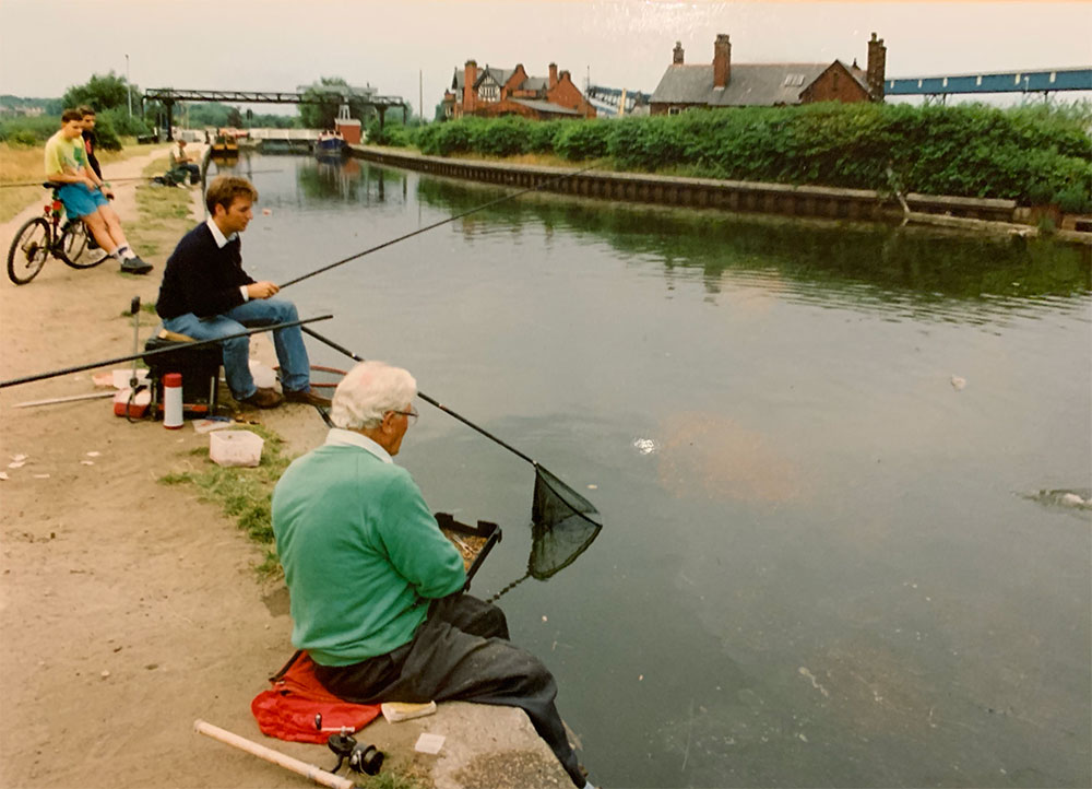 Alan with Benny Ashurst in July 1992. Wonderful memories!