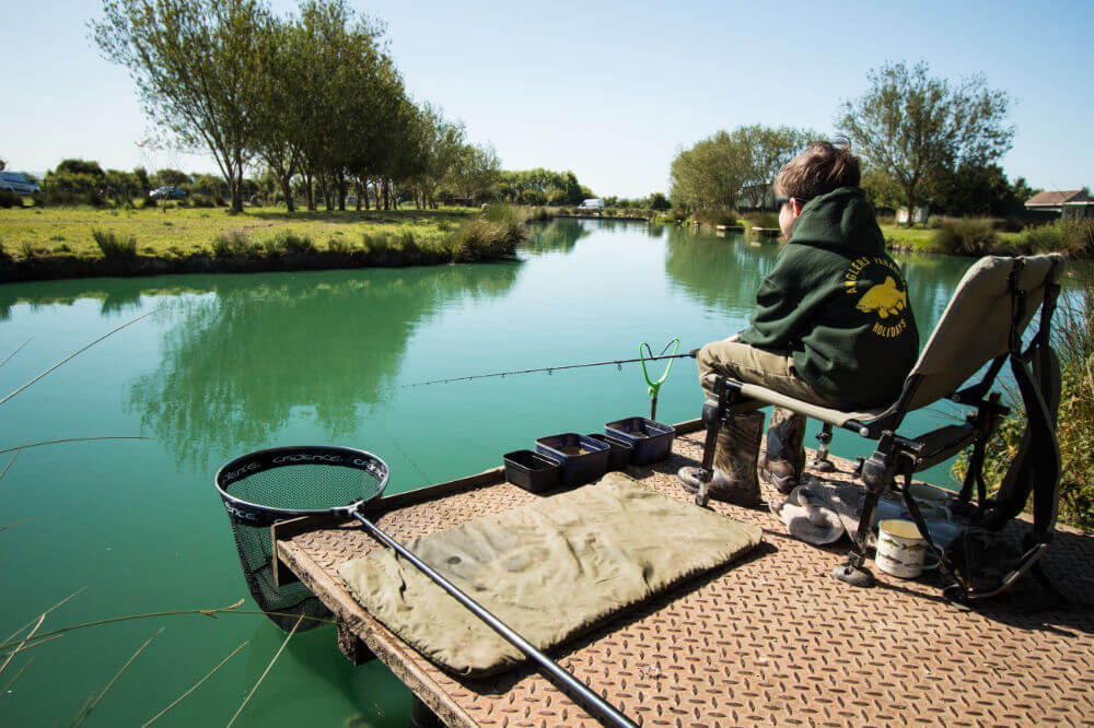 Minimal setup at Acorn Fisheries