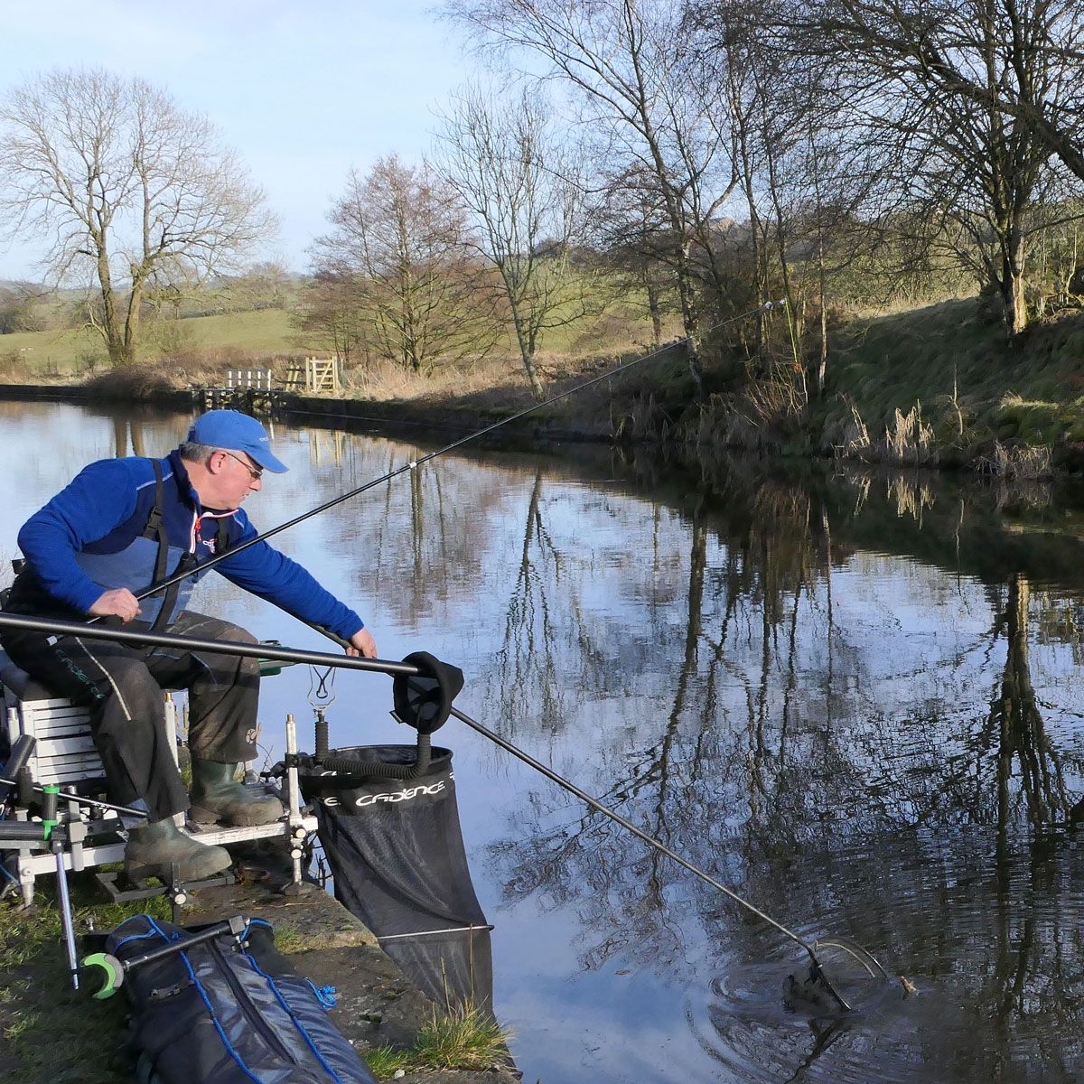 Photos of fishing gear used during hook-and-line sampling. Left