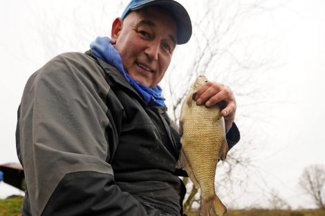 Silver fish catching