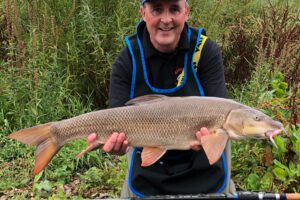 Leigh Harrison with barbel