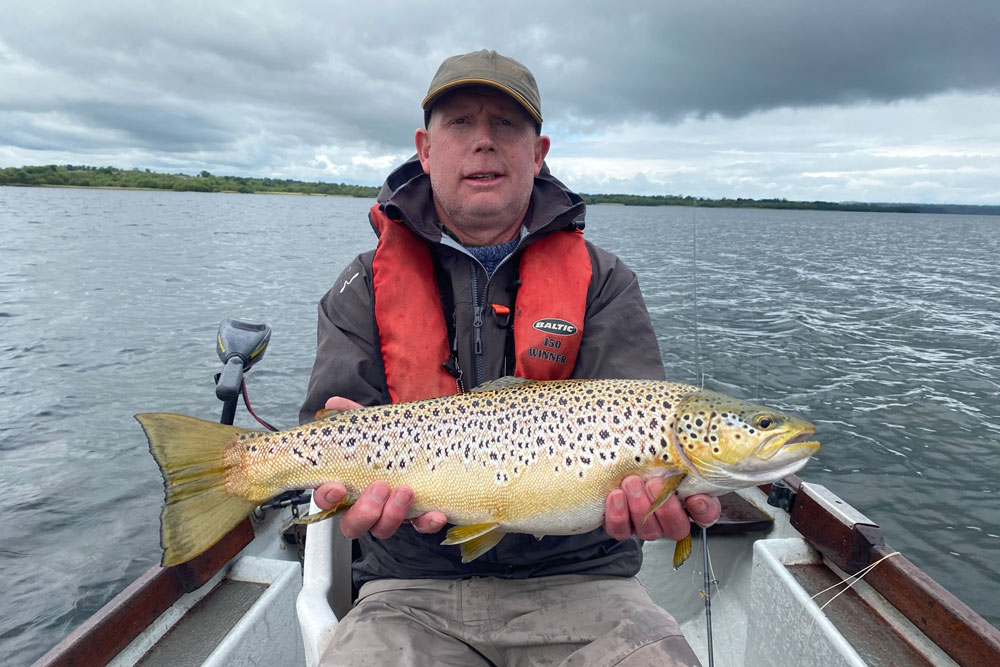 Gerry Teggart with a fish caught on the CSM 11' #6