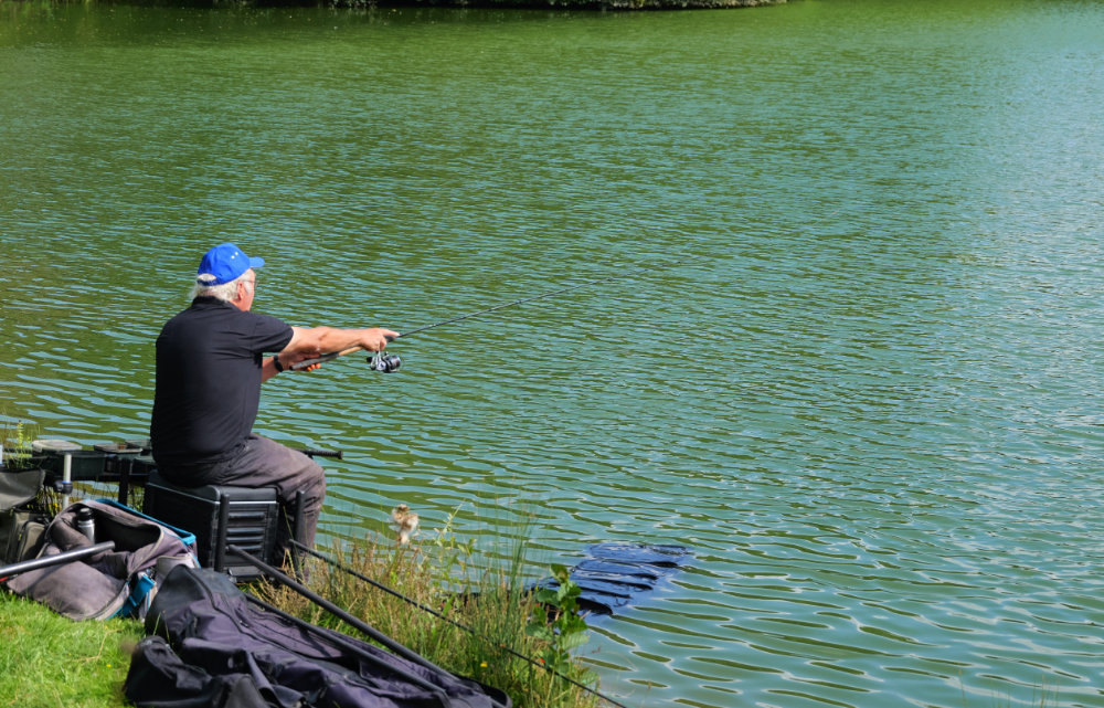 Feeder fishing with Dave Coster